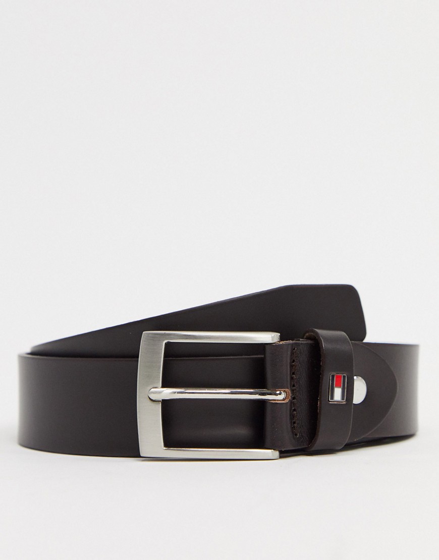 Tommy Hilfiger adan leather belt-Black