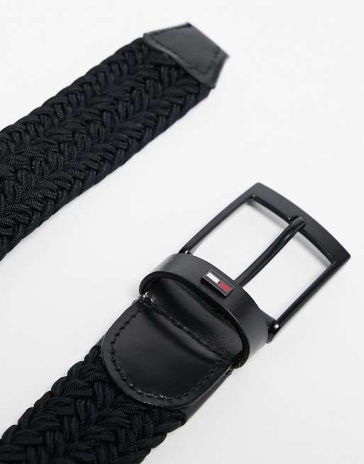 Tommy Hilfiger Adan Elastic Belt in Black for Men