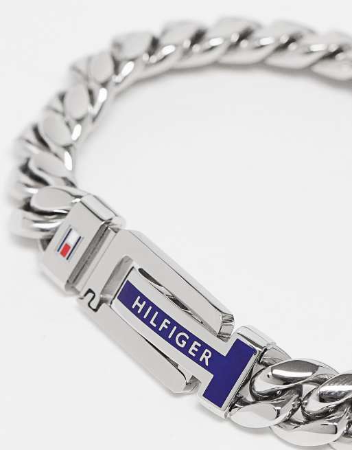 Tommy hilfiger chain bracelet shop in silver