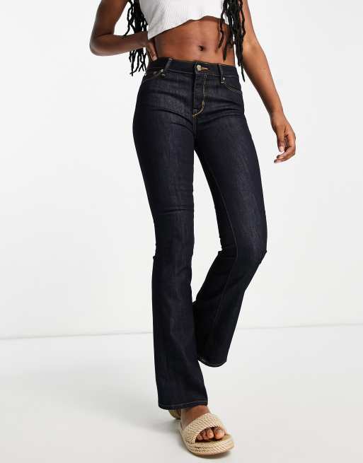 Tommy Flare Jeans In Washed Black