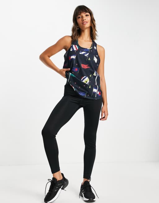 Tommy Hilfiger - Amber - Tanktop med stropdetaljer og flagprint, 4 af 4