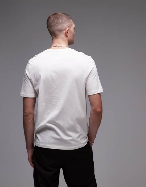 Tommy Hilfiger americana colorblock t-shirt in off white, 5 of 5