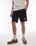 [Tommy Hilfiger] Tommy Hilfiger americana flag shorts in navy Chest 34 Desert Sky