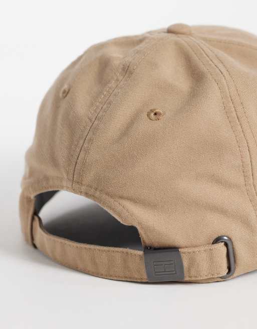 Tommy Hilfiger archive canvas cap in beige, 2 of 3