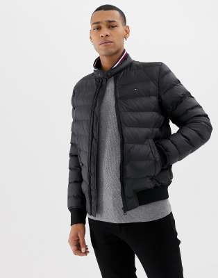 black tommy hilfiger puffer