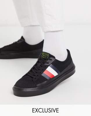 tommy hilfiger lightweight knitted trainer