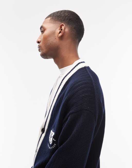 Tommy Hilfiger – Athleisure – Marinblå cricketkofta, 4 av 5