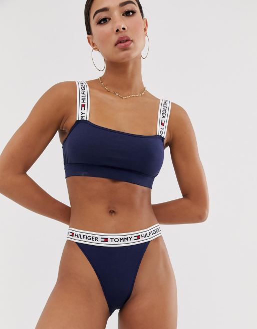 Tommy Hilfiger Authentic bralette in navy