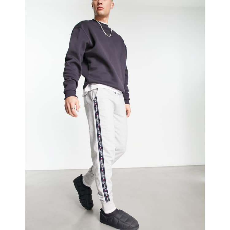 Grey tommy store hilfiger tracksuit bottoms