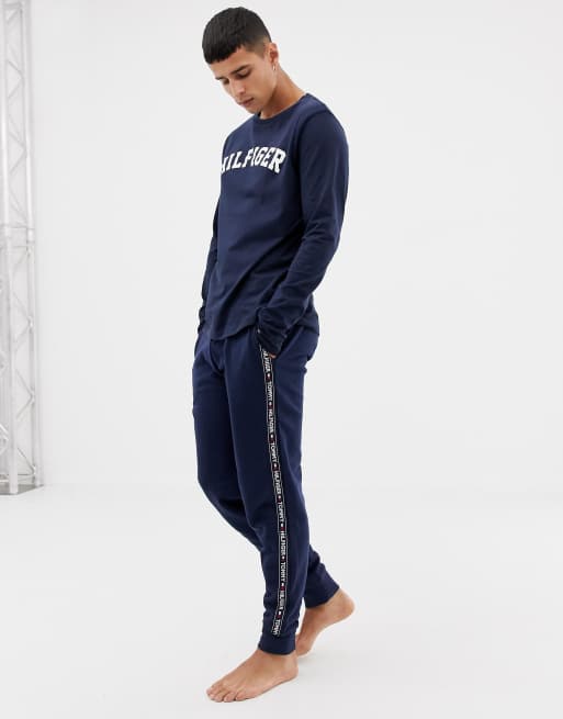 Tommy hilfiger side tape on sale tracksuit