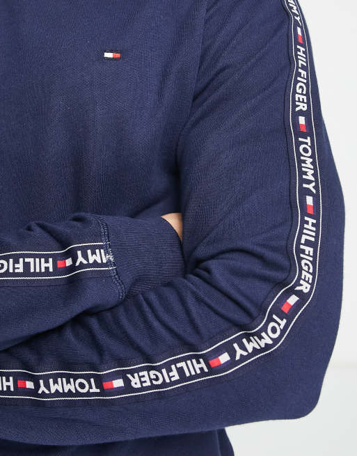 Tommy hilfiger navy blue on sale sweatshirt