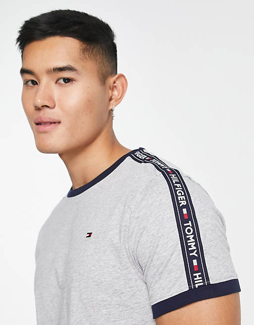 Details about   Tommy Hilfiger Mens Repeat Logo Lounge T-Shirt 