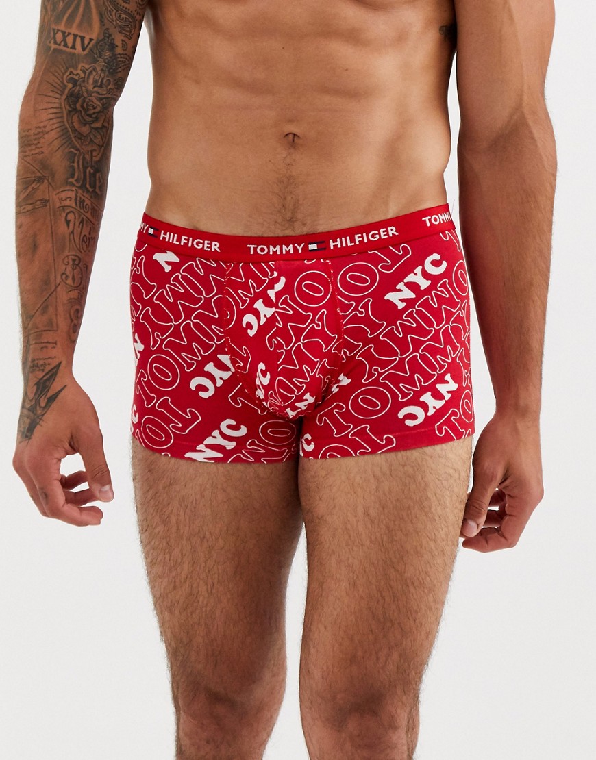 Tommy Hilfiger authentic trunks in red all over print