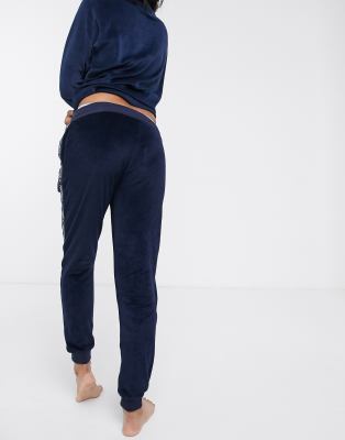 tommy hilfiger velour tracksuit womens