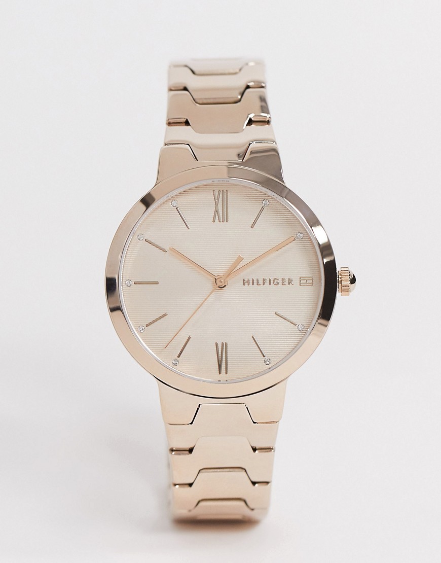 Tommy Hilfiger avery watch in rose gold