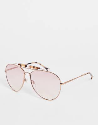 Tommy Hilfiger aviator sunglasses in pink TH 1808/S