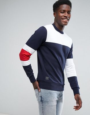 tommy hilfiger color block sweater