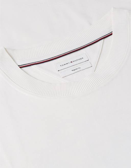 Tommy Hilfiger Back graphic jersey t-shirt in ivory petal, 6 of 6