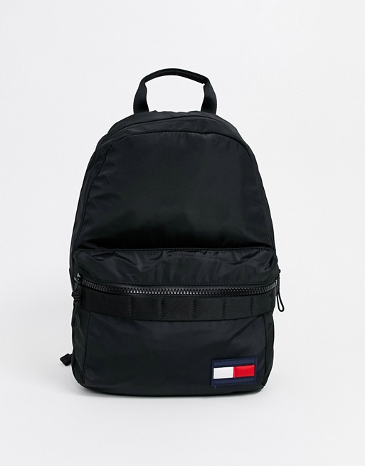 Tommy Hilfiger backpack with logo in black