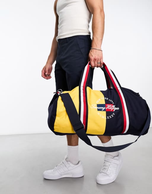 Tommy hilfiger yellow deals duffle bag