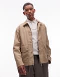 [Tommy Hilfiger] Tommy Hilfiger barn jacket in camel-Neutral Chest 42 Camel