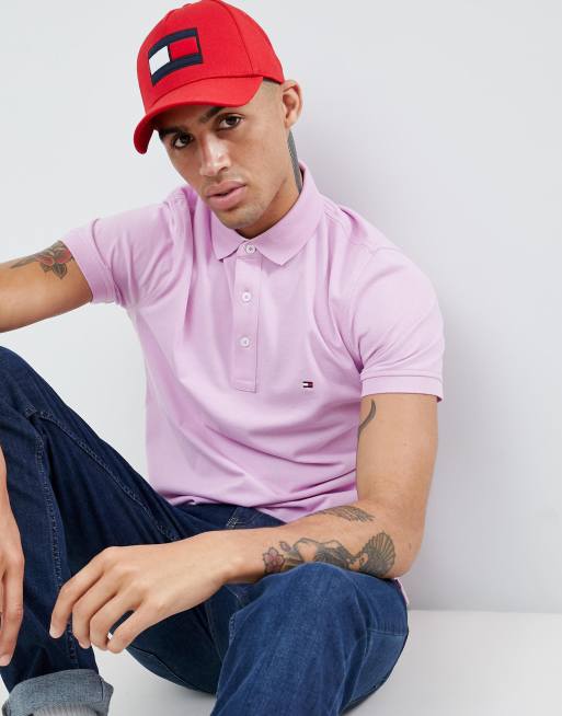 Tommy Hilfiger baseball flag cap in red