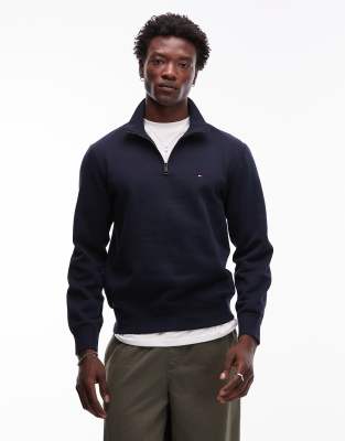 Tommy Hilfiger Flag Logo Fleece Quarter-Zip Sweatshirt - Bild 7