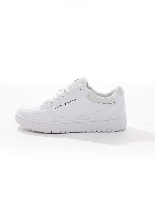 Tommy Hilfiger - Basket Essential - Sneakers bianco triplo, 2 di 5