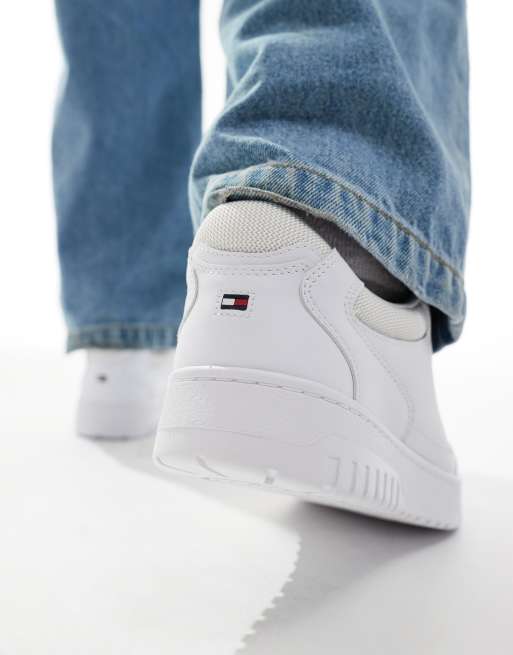 Tommy Hilfiger - Basket Essential - Sneakers bianco triplo, 3 di 5