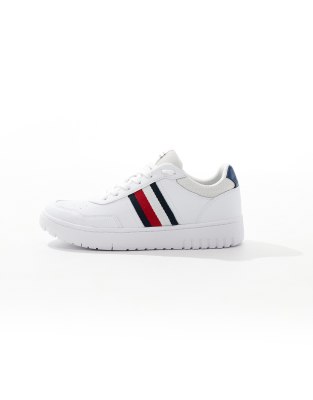 Tommy Hilfiger Tj Flag Retro Runner Sneaker In White