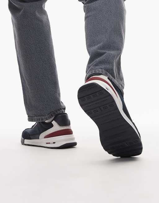 Tommy Hilfiger - Basket Retro Runner - Hardloopschoenen in marineblauw , 3 van 5