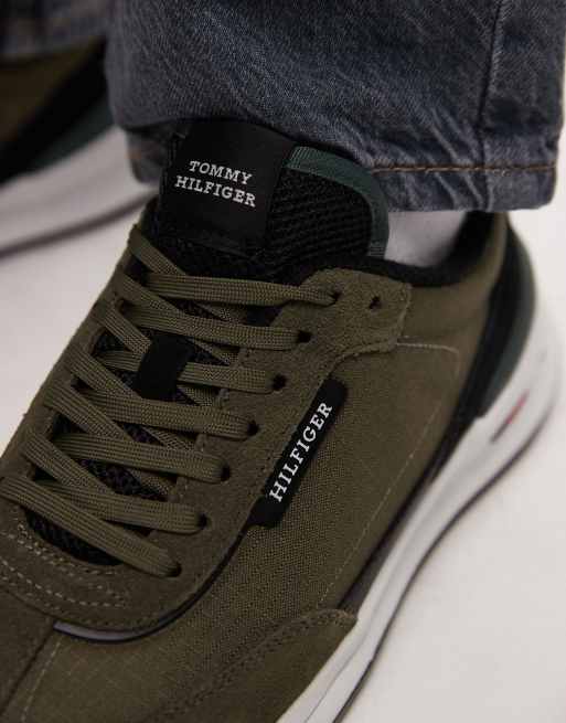 Tommy Hilfiger – Basket Retro – Zielone buty do biegania, 5 z 5
