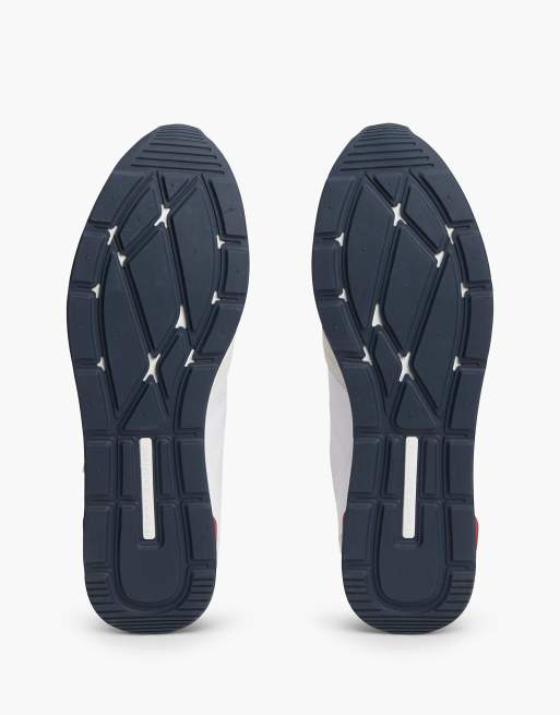 Tommy Hilfiger baskets à logo embossé en cuir rwb, 5 de 7