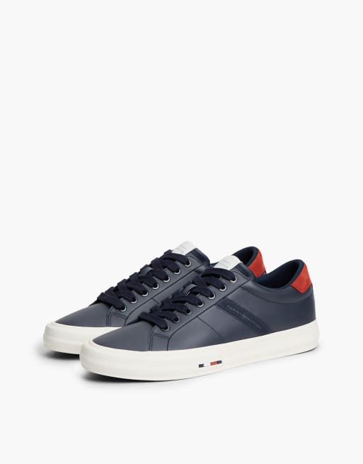 Tommy Hilfiger baskets à logo et talon contrastant en rwb, 2 de 7