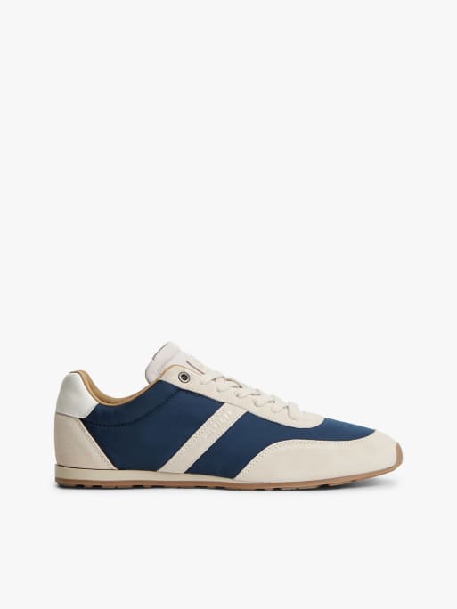 Tommy Hilfiger - Baskets basses en textile - Beige multicolore