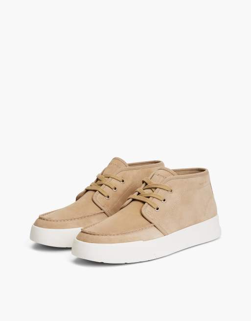 Tommy Hilfiger - Baskets chukka mi-hautes en daim - Fauve, 2 de 7