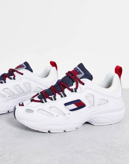 Tommy Hilfiger - Baskets classiques style rétro - Blanc