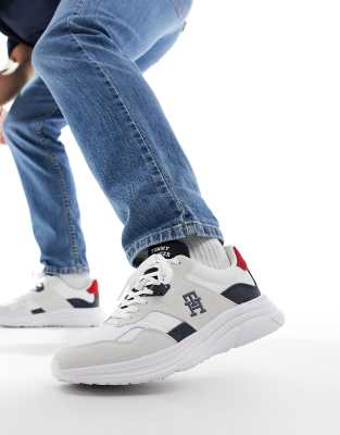 Tommy Hilfiger Chaussures de course décontractées Lendar pour Homme - Blanc