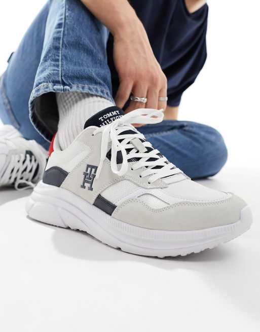 Tommy Hilfiger Chaussures de course décontractées Lendar pour Homme - Blanc