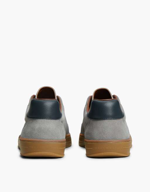 Tommy Hilfiger baskets en daim gris à étiquette New York luxe, 4 de 7