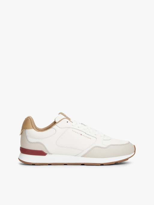 Tommy Hilfiger - Baskets légères en cuir à logo - Multicolore