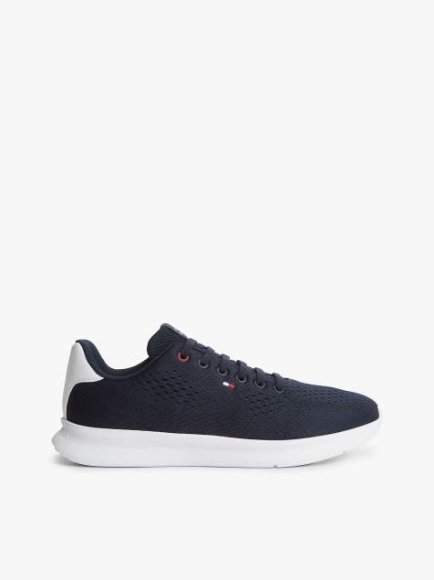 Tommy Hilfiger - Baskets légères en maille jacquard - Bleu foncé - view 1