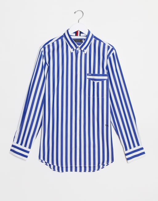 Tommy hilfiger bold store stripe shirt