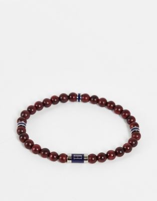Tommy Hilfiger Beaded Bracelet In Brown 2790324 In Brown