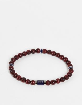 TOMMY HILFIGER BEADED BRACELET IN BROWN 2790324,2790324