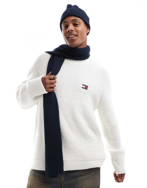 Tommy Hilfiger beanie and scarf gift set in navy