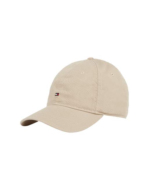 Tommy Hilfiger – Beige keps med flagglogga