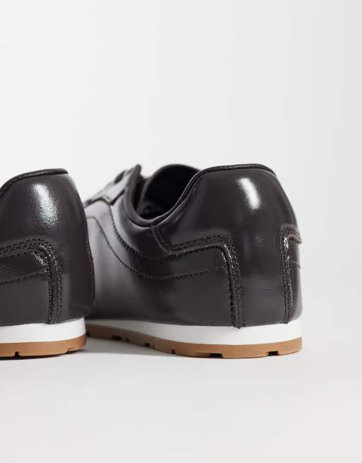 Tommy Hilfiger - Bella - Leren ballerina's in bruin, 4 van 4