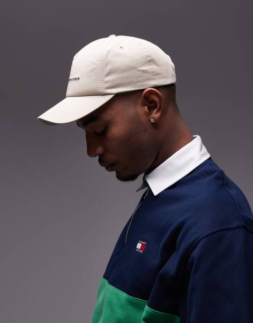 Tommy Hilfiger – Beżowa czapka z daszkiem z logo, 2 z 3