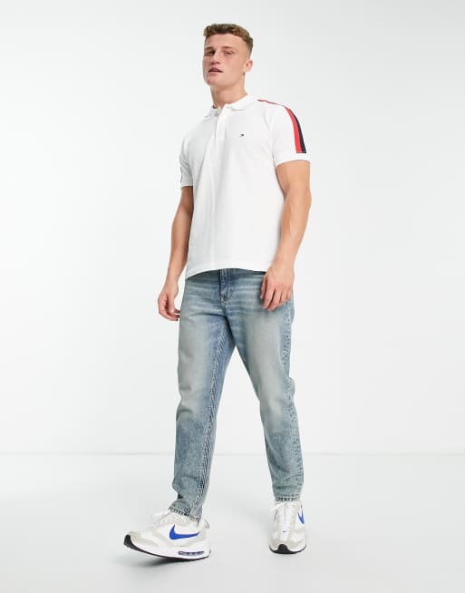 Tommy Hilfiger – Biała koszulka polo z logo, 3 z 4